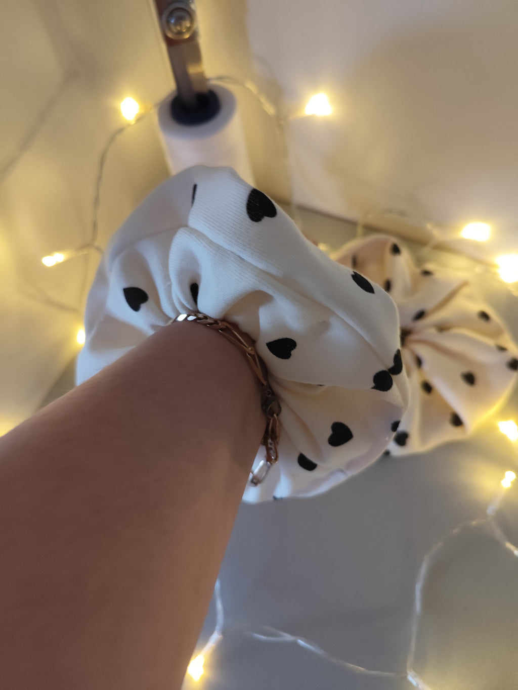 Lot de 2 chouchous - Motifs Coeurs