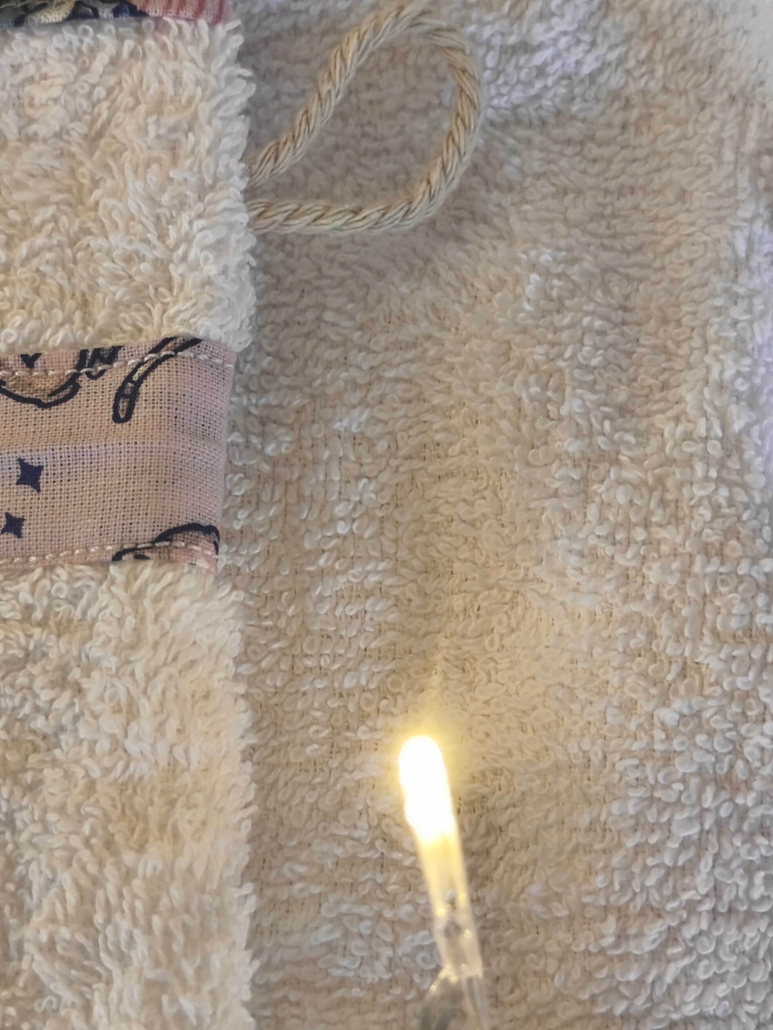 Lot de 2 Gants de toilette personnalisé bébé – prénom brodé | Cadeau naissance fait main