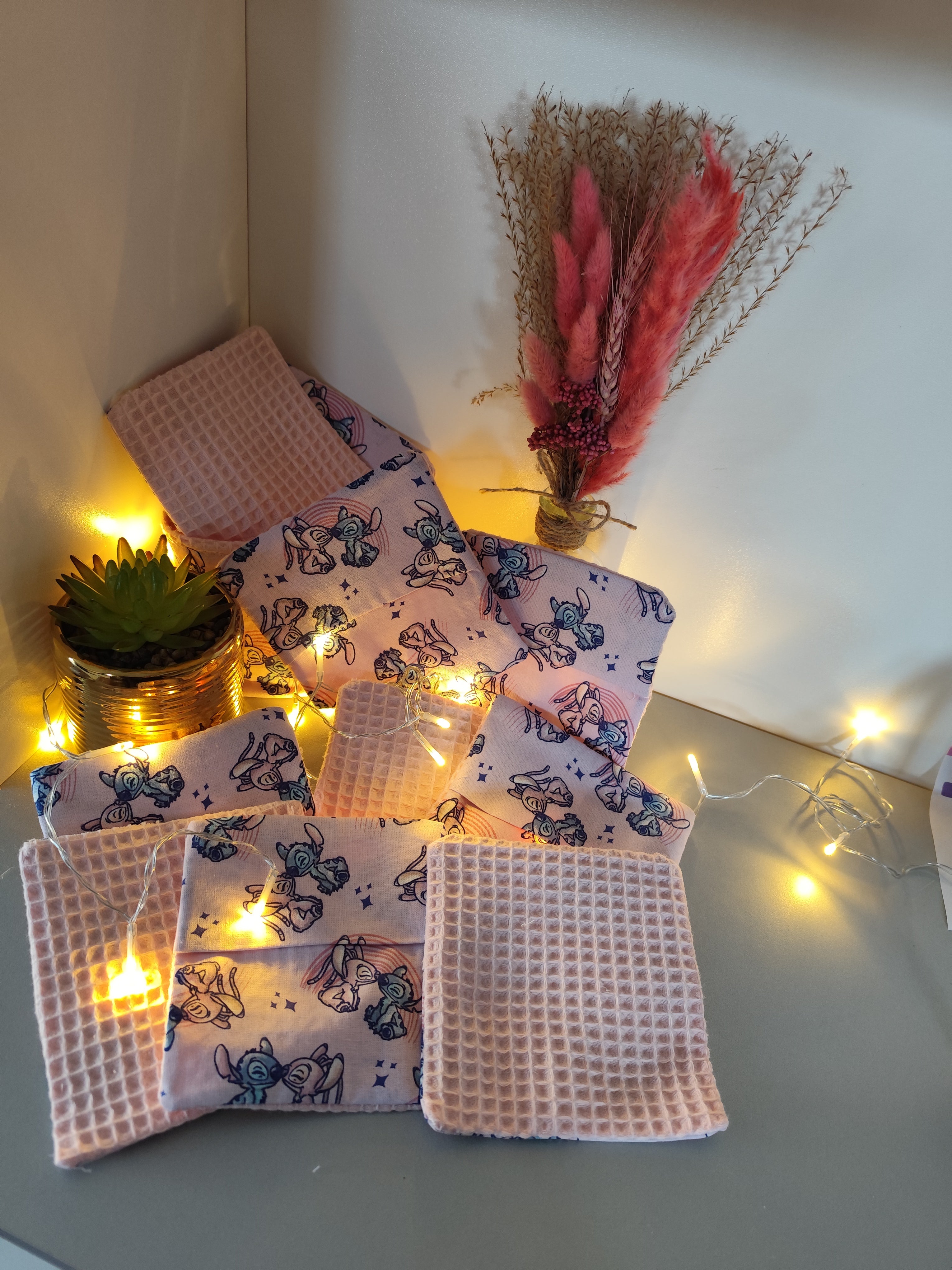 Panière et lingettes