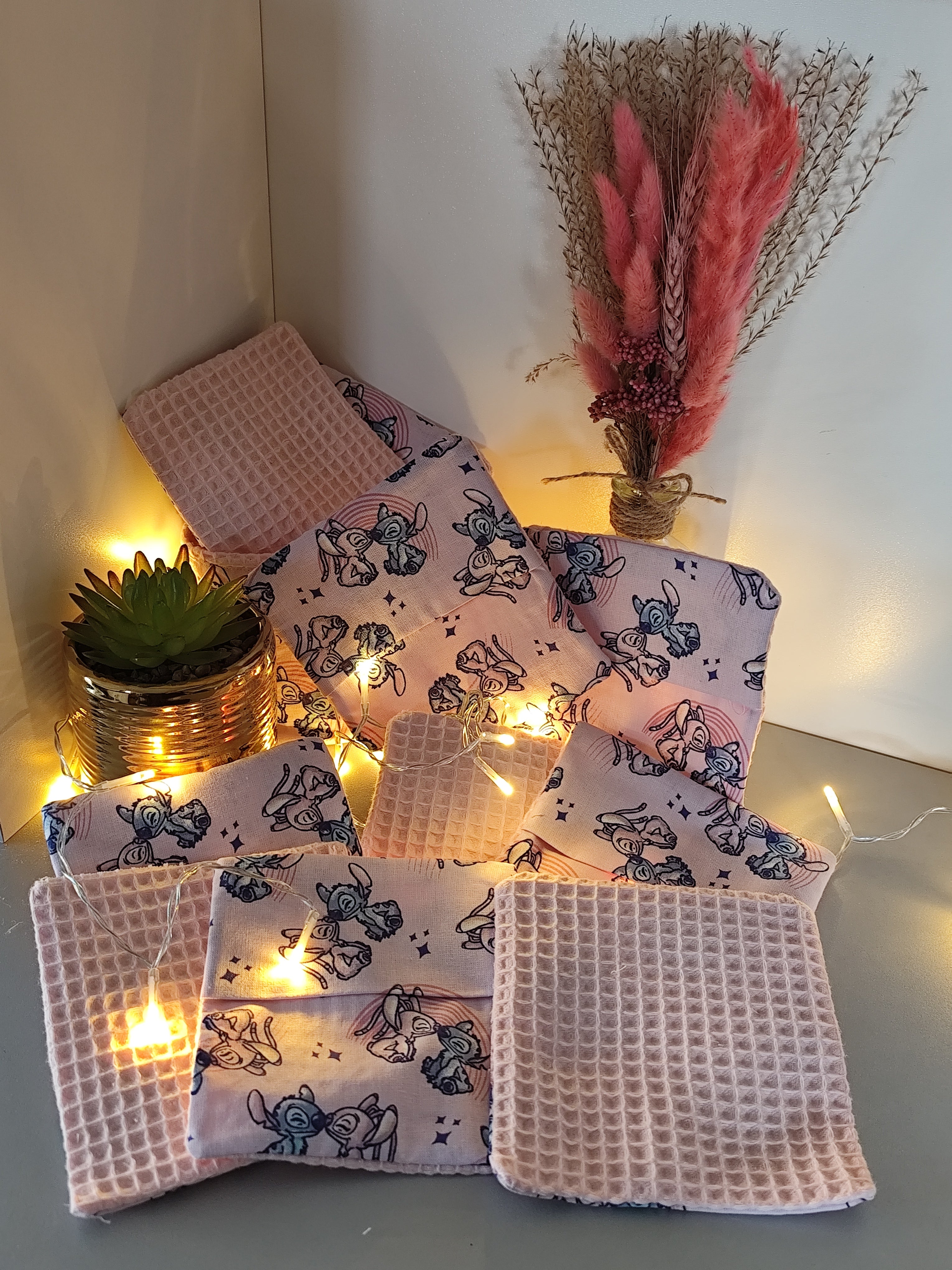 Panière et lingettes