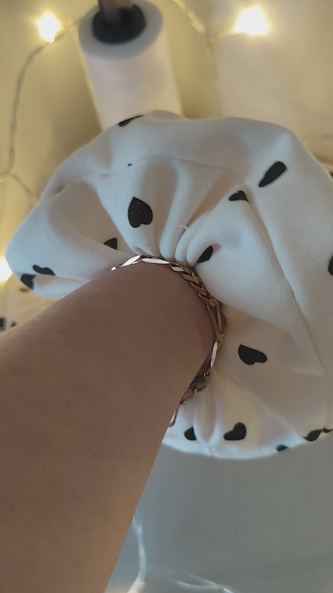 Lot de 2 chouchous - Motifs Coeurs