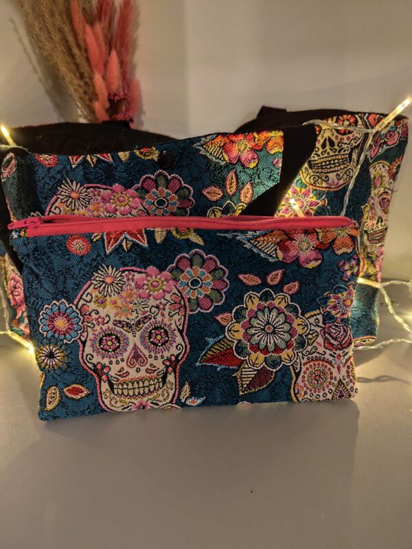 sac 1 Sac à main - inspiration Dias de los muertos